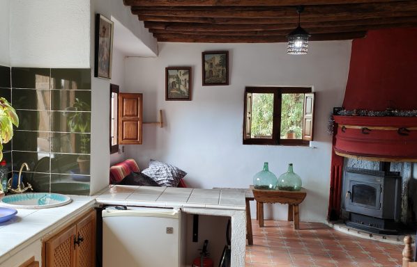 Salón cocina de la la suite de la casa rural Buena Vista